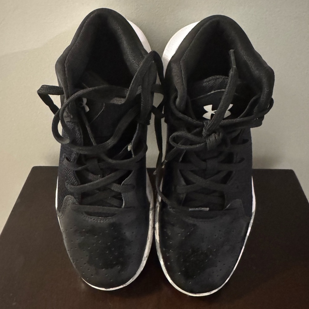 Under Armour Black and White Sneakers